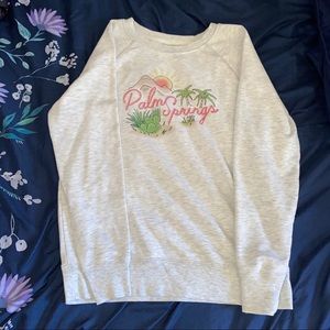 old navy soft creme crew neck
